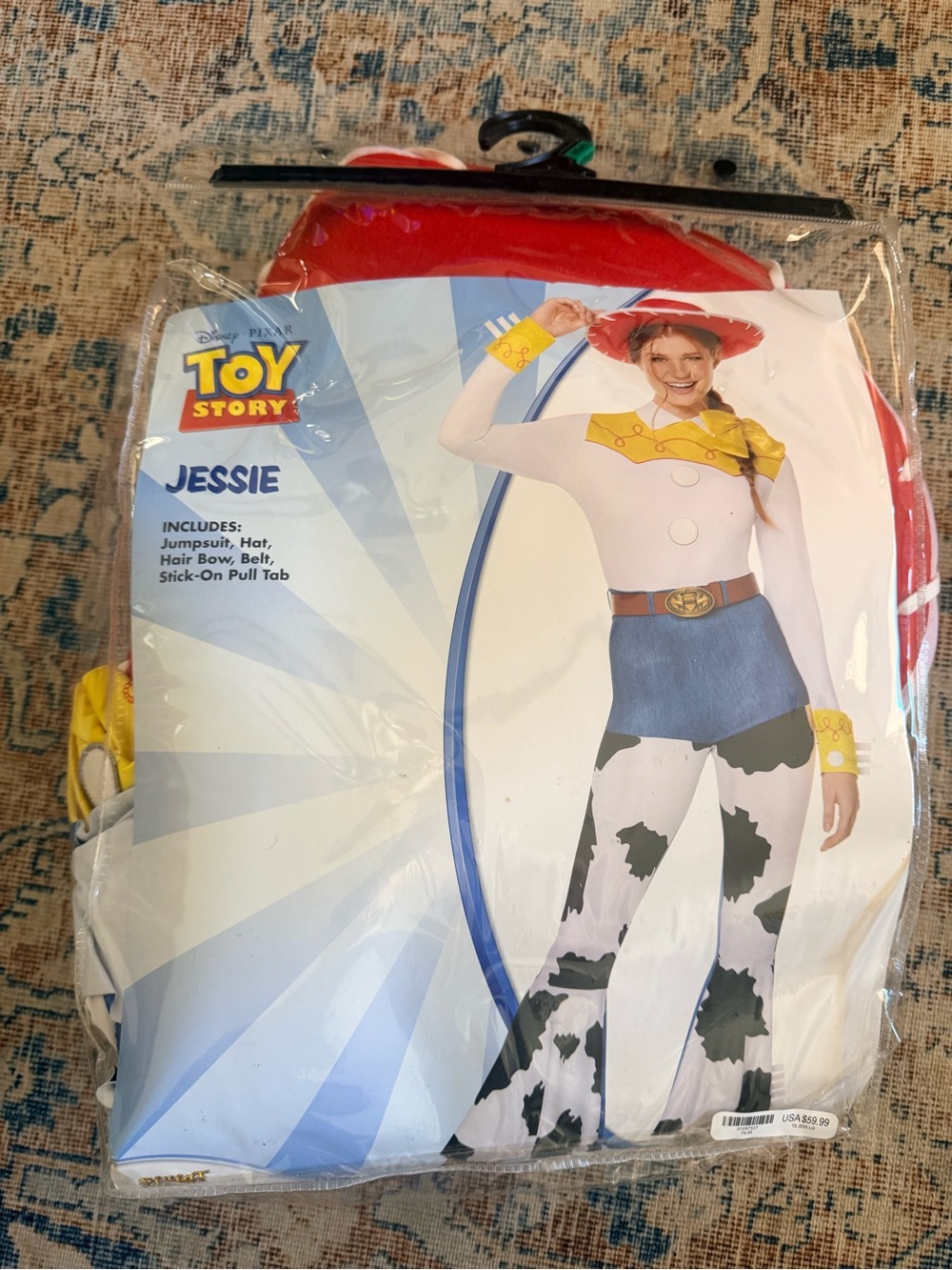 Disney Toy Story Jessie Adult Halloween Costume – Large 12–14